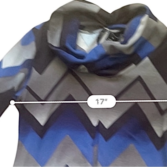 New Directions casual zigzag tight knit cardigan S multi color dropped neckline - Picture 9 of 13